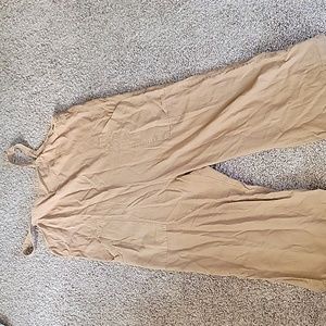 Tan Overalls, Size L, Universal Thread